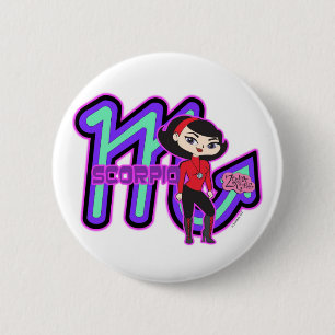 Bóton Redondo 5.08cm Botão da Escorpião