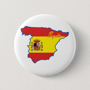 Bóton Redondo 5.08cm Botão da espanha