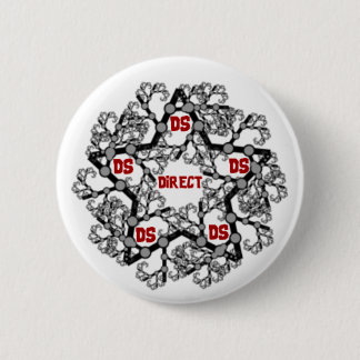 Bóton Redondo 5.08cm Botão da estrela do DS