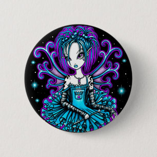 Bóton Redondo 5.08cm Botão da fada do tutu da libélula do gaiteiro