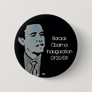 Bóton Redondo 5.08cm Botão da inauguração de Obama
