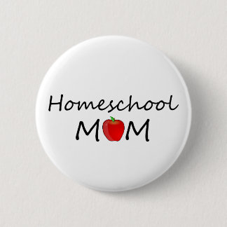 Bóton Redondo 5.08cm Botão da mamã de Homeschool
