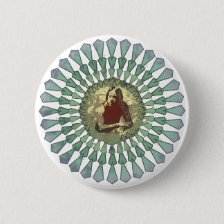 Bóton Redondo 5.08cm Botão da mandala de Randy Castillo