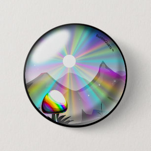 Bóton Redondo 5.08cm Botão da montanha do cogumelo