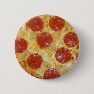 Bóton Redondo 5.08cm Botão da pizza - personalize