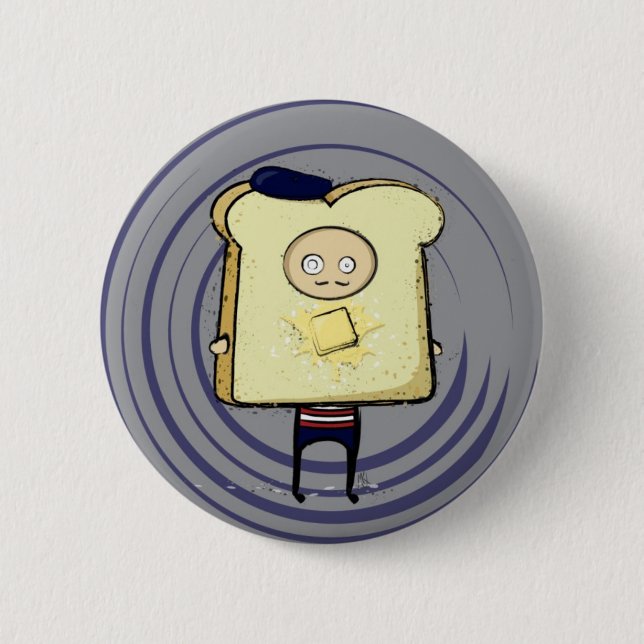 Bóton Redondo 5.08cm Botão da rabanada (Frente)