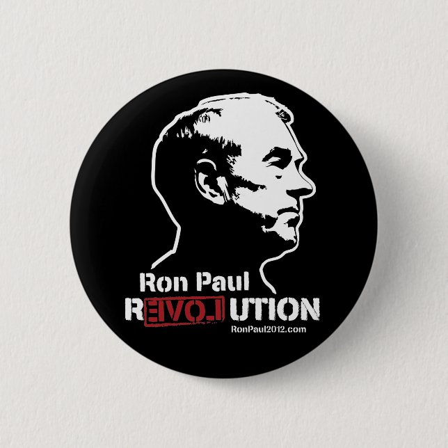 Bóton Redondo 5.08cm Botão da revolução de Ron Paul (Frente)