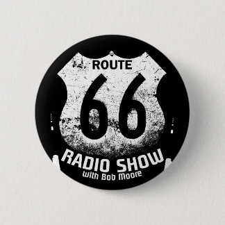 Bóton Redondo 5.08cm Botão da rota 66 do rádio do salto
