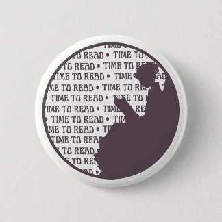 Bóton Redondo 5.08cm Botão da senhora da leitura do vintage para