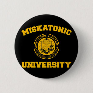 Bóton Redondo 5.08cm Botão da universidade de Miskatonic