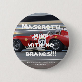 Bóton Redondo 5.08cm Botão de ADHD