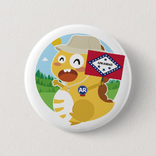 Bóton Redondo 5.08cm Botão de Arkansas VIPKID