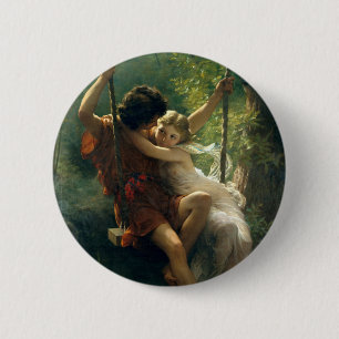 Bóton Redondo 5.08cm Botão de arte "Primavera" de Cot