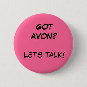 Bóton Redondo 5.08cm Botão de Avon
