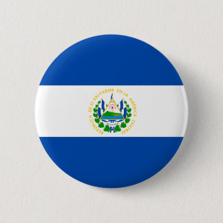 Bóton Redondo 5.08cm Botão de bandeira El Salvador