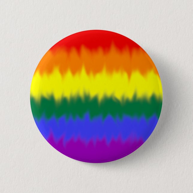 Bóton Redondo 5.08cm Botão de bandeira LGBT+ (Frente)