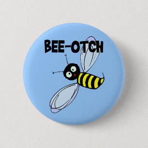Bóton Redondo 5.08cm Botão De Bee-Otch
