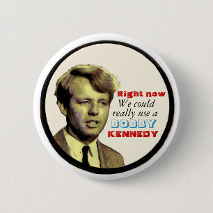 Bóton Redondo 5.08cm Botão de Bobby Kennedy