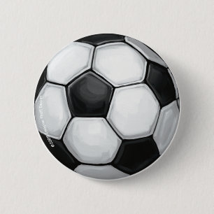 Bóton Redondo 5.08cm Botão de Bola do Futebol