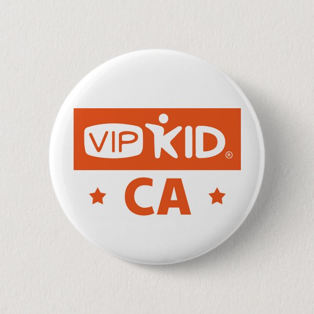 Bóton Redondo 5.08cm Botão de Califórnia VIPKID (Frente)