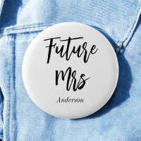 Botão de Caligrafia Branca do Futuro