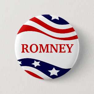 Bóton Redondo 5.08cm Botão de campanha Romney