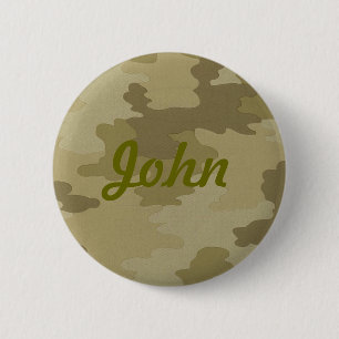 Bóton Redondo 5.08cm Botão de Camuflagem Personalizado