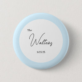 Bóton Redondo 5.08cm Botão de Casamento Minimalista