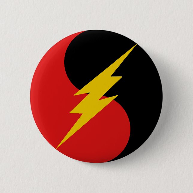 Bóton Redondo 5.08cm Botão de Cavalo Escuro SCA (Frente)