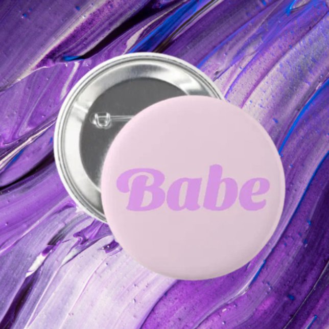Bóton Redondo 5.08cm Botão de Confiança BABE – Use Seu Poder (Criador carregado)