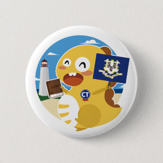Bóton Redondo 5.08cm Botão de Connecticut VIPKID