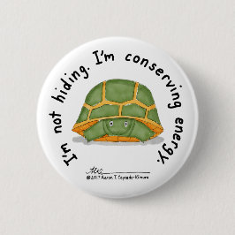 Bóton Redondo 5.08cm Botão de conservação do branco da energia