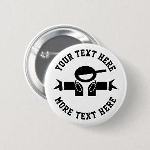 Bóton Redondo 5.08cm Botão de contratação DJ de música personalizad