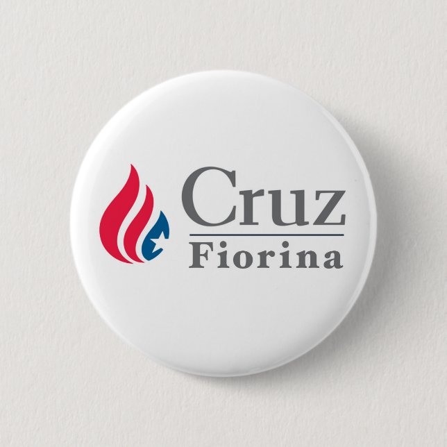Bóton Redondo 5.08cm Botão de Cruz/Fiorina 2016 (Frente)