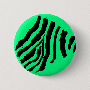 Bóton Redondo 5.08cm Botão de distribuição zebra (maçã azeda)