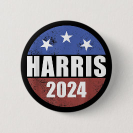 Bóton Redondo 5.08cm Botão de Eleição Harris 2024 Vote Presidente Harri