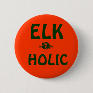 Bóton Redondo 5.08cm Botão de ELK-A-HOLIC