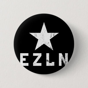 Bóton Redondo 5.08cm Botão de EZLN Zapatista