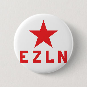 Bóton Redondo 5.08cm Botão de EZLN Zapatista