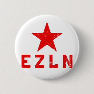 Bóton Redondo 5.08cm Botão de EZLN Zapatista