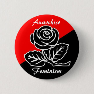 Bóton Redondo 5.08cm botão de feminismo anarquista
