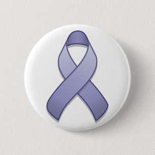 Bóton Redondo 5.08cm Botão de Fita de Sensibilização Periwinkle