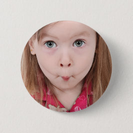 Bóton Redondo 5.08cm Botão de Foto Personalizado | Crie Seu Próprio Des