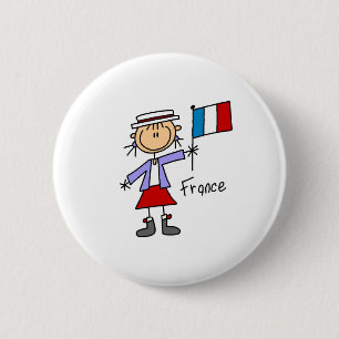 Bóton Redondo 5.08cm Botão de France