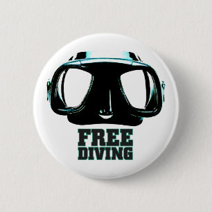 Bóton Redondo 5.08cm Botão de Freediving