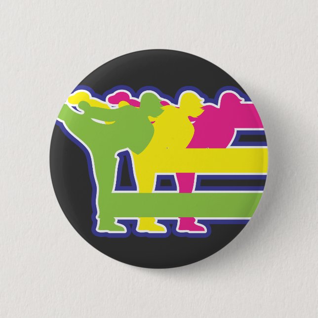 Bóton Redondo 5.08cm Botão de Fu do funk (Frente)
