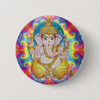 Botão de Ganesh- GoodLuck