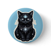 Botão de Gato da Galáxia Mística – Terceiro Olho C