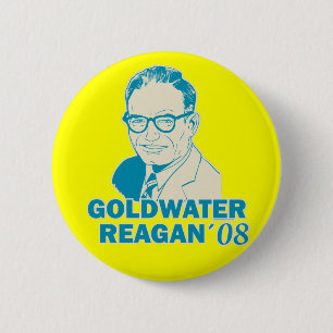 Bóton Redondo 5.08cm Botão de Goldwater Reagan 08
