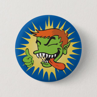 Bóton Redondo 5.08cm Botão de Gremmie - azul